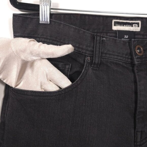 TRAVIS MATHEW Men's Jeans Black Size 32 Stretch Cotton - Picture 10 of 11